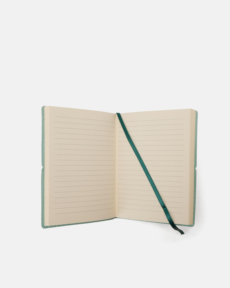 Notebook in pelle Cocco Salvia  - Accessori - Special Price - Cuoieria Fiorentina