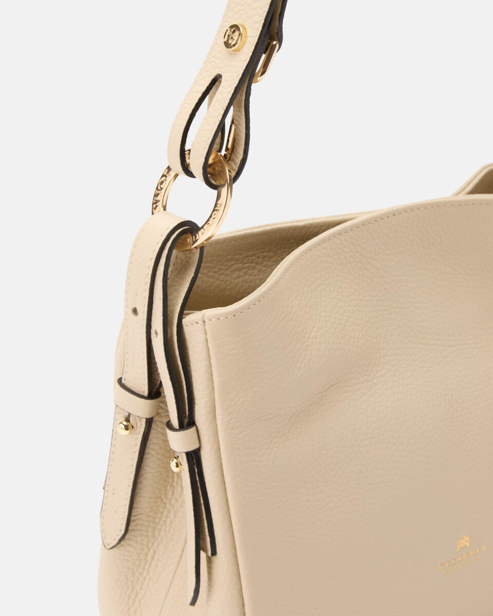 Small hobo bag Prosecco  - Shoulder Bags - Women's Bags - Bags - Cuoieria Fiorentina