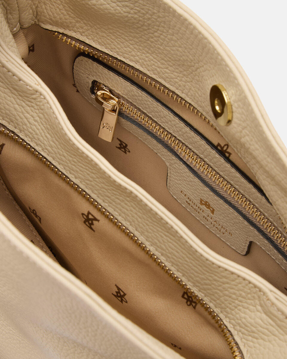 Small hobo bag Prosecco  - Shoulder Bags - Women's Bags - Bags - Cuoieria Fiorentina