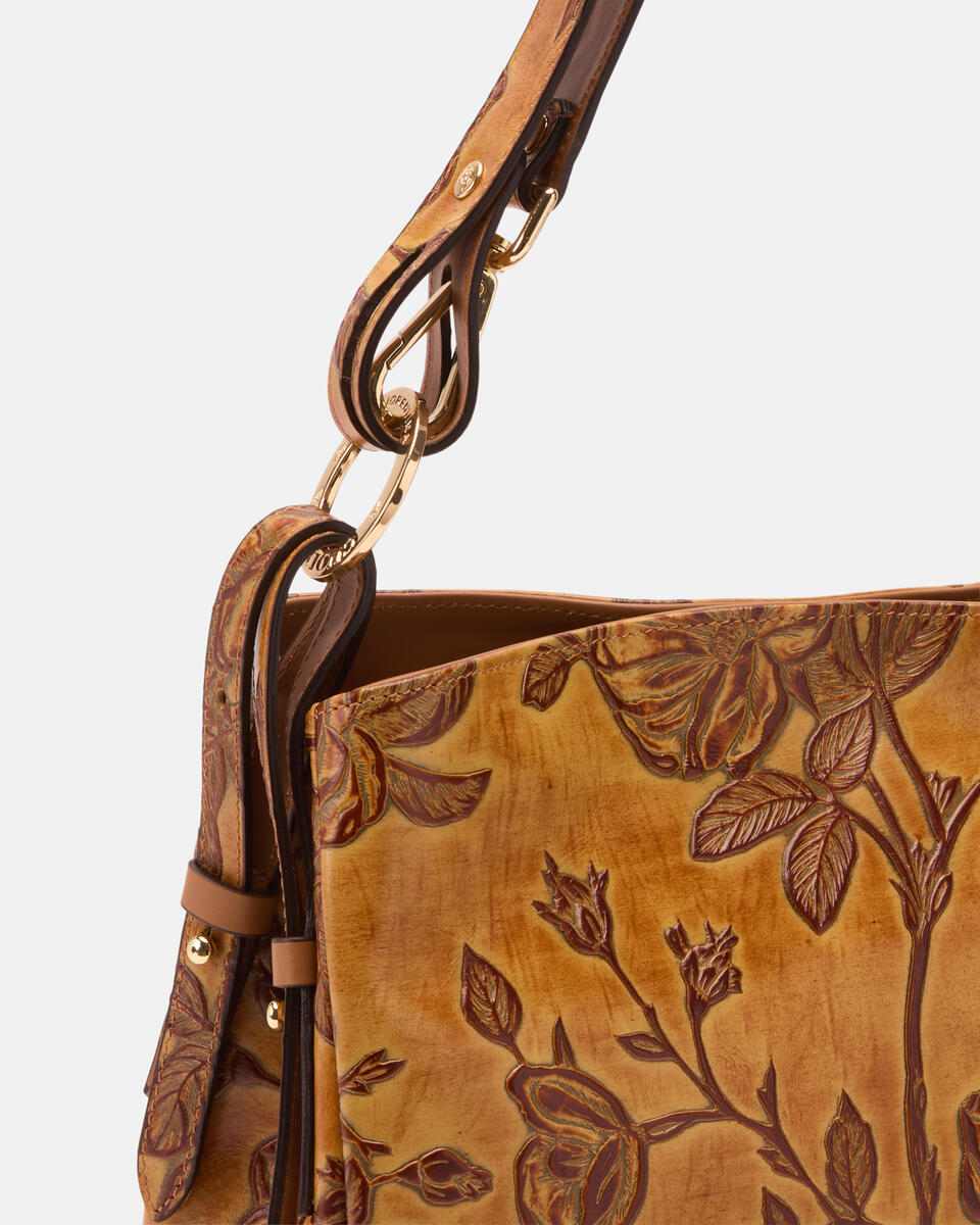 Small hobo bag Beige  - Shoulder Bags - Women's Bags - Bags - Cuoieria Fiorentina