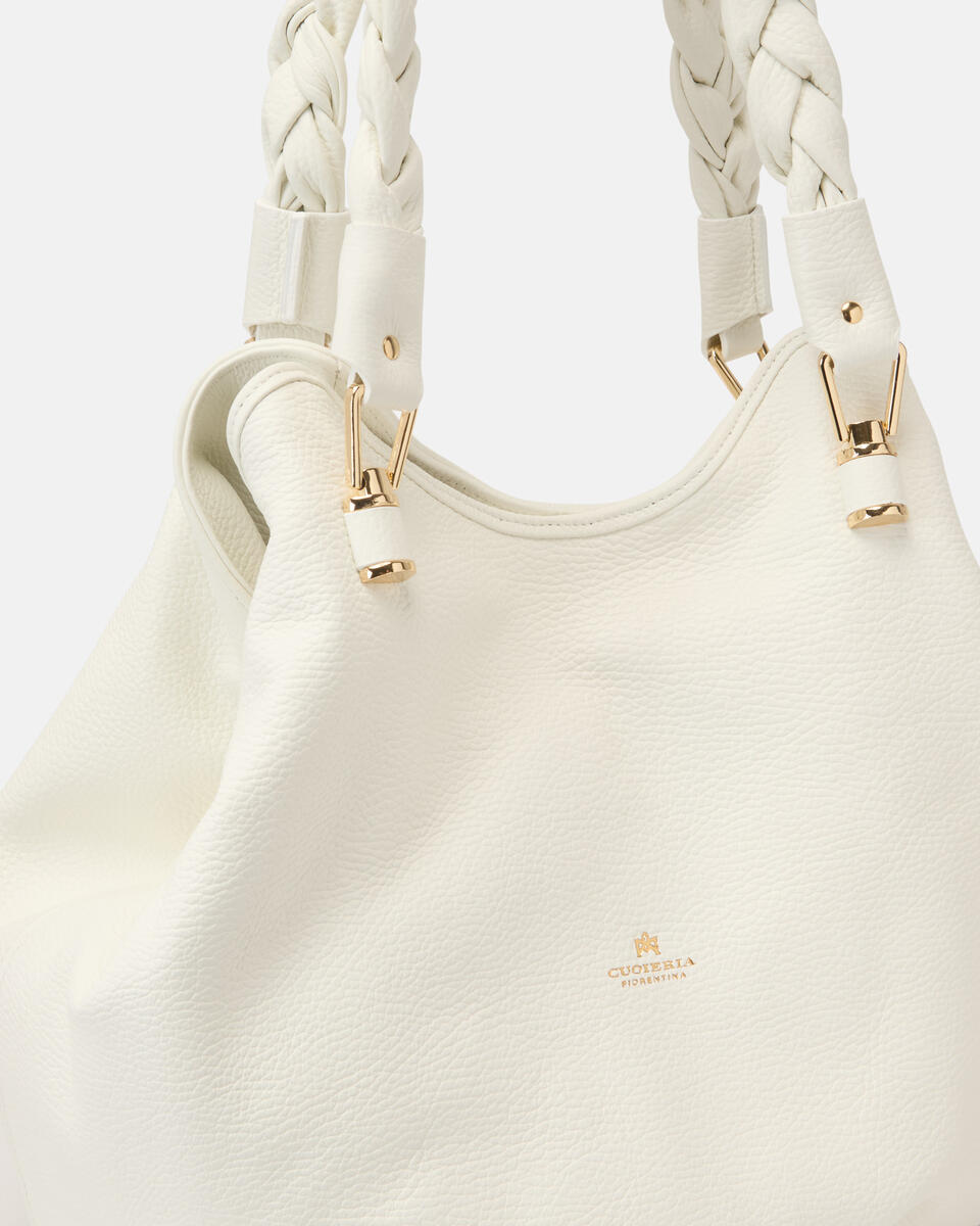 SHOPPING BAG White  - Shopping - Women's Bags - Bags - Cuoieria Fiorentina