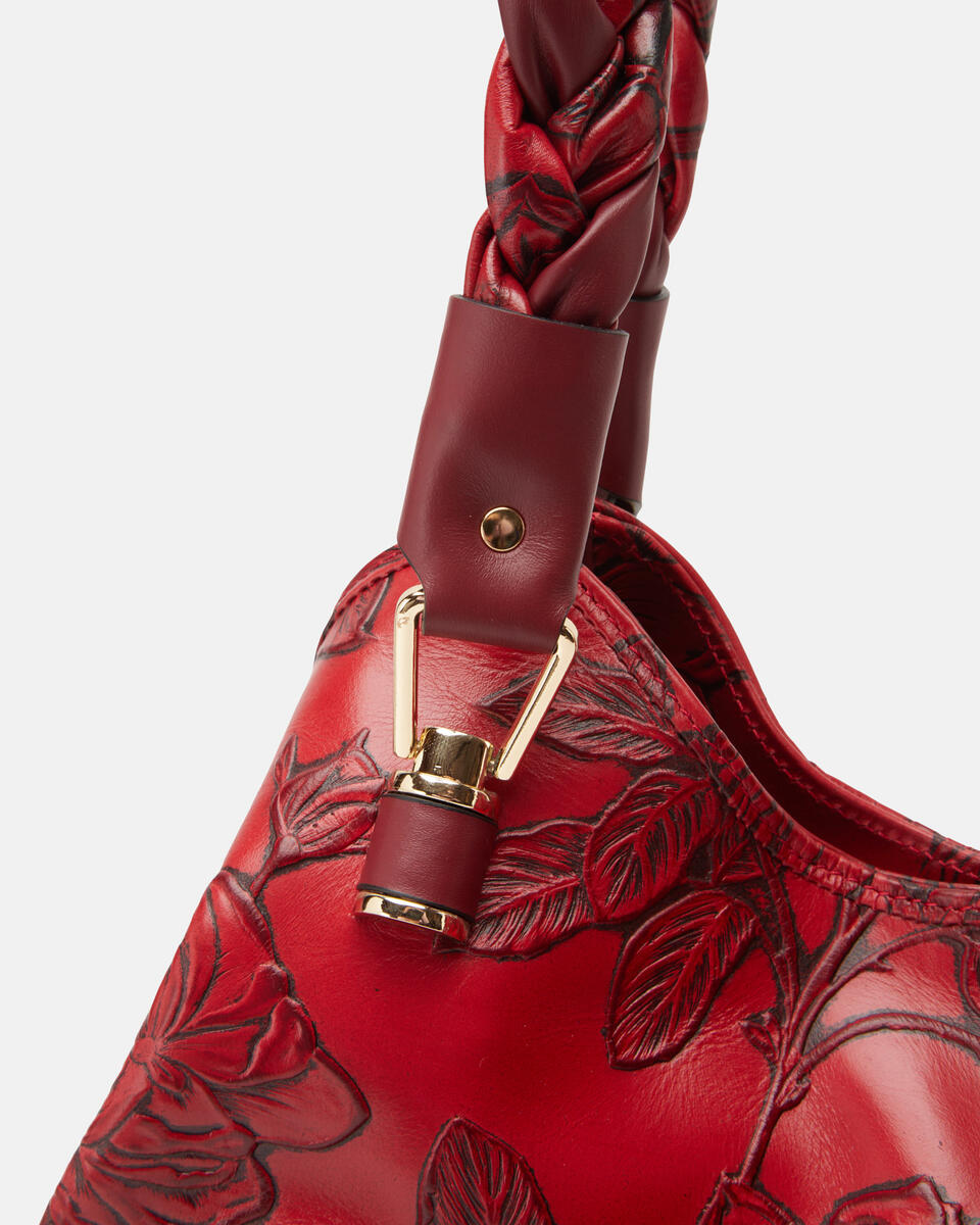 SHOPPING BAG Red  - Shoulder Bags - Women's Bags - Bags - Cuoieria Fiorentina