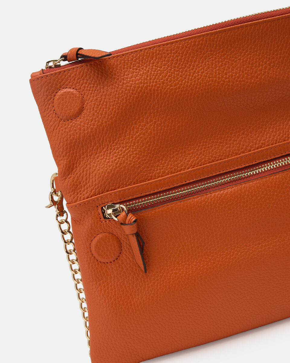 Shoulder bag Orange  - Crossbody Bags - Women's Bags - Bags - Cuoieria Fiorentina
