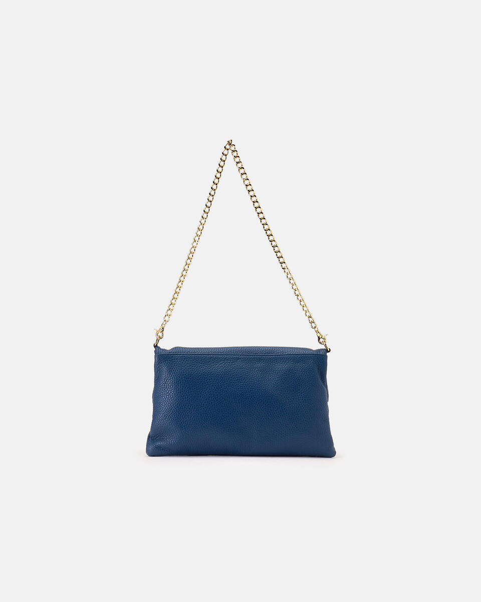 Velvet Borsa a tracolla reversibile condoppia bandoliera in metallo Oceano  - Borse A Spalla - Borse Donna - Borse - Cuoieria Fiorentina