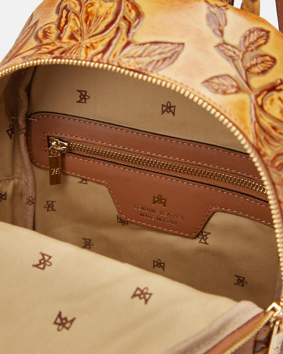Small backpack Beige  - Backpacks - Women's Bags - Bags - Cuoieria Fiorentina