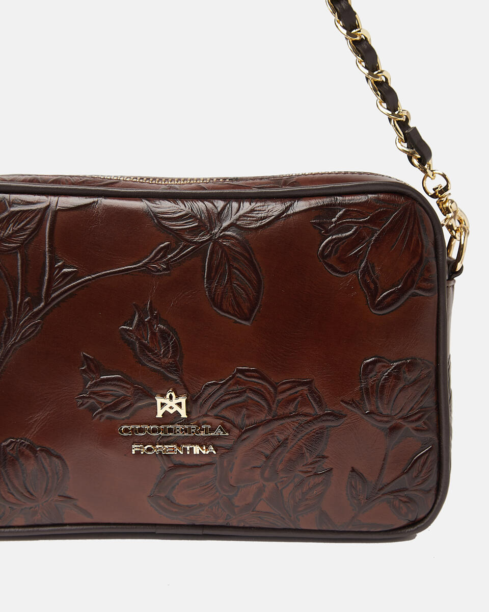 Camera bag Mahogany  - Mini Bags - Women's Bags - Bags - Cuoieria Fiorentina