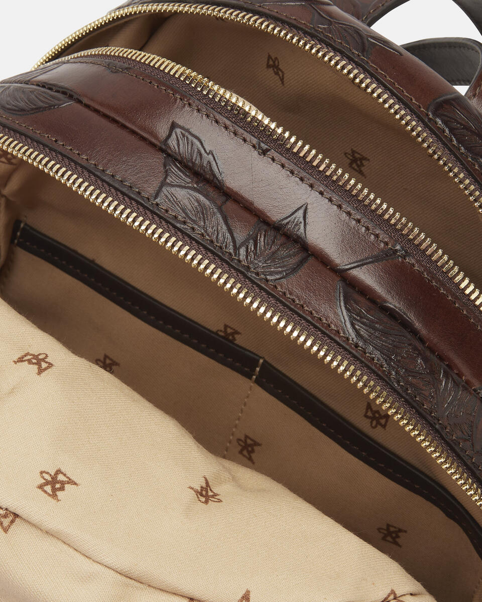 Backpack Mahogany  - Backpacks - Women's Bags - Bags - Cuoieria Fiorentina
