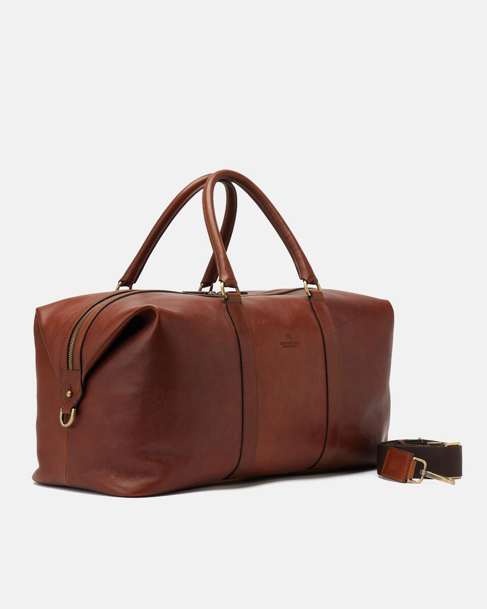 Weekender Cuoio Marrone  - Borse Da Viaggio - Borse Da Viaggio - Cuoieria Fiorentina