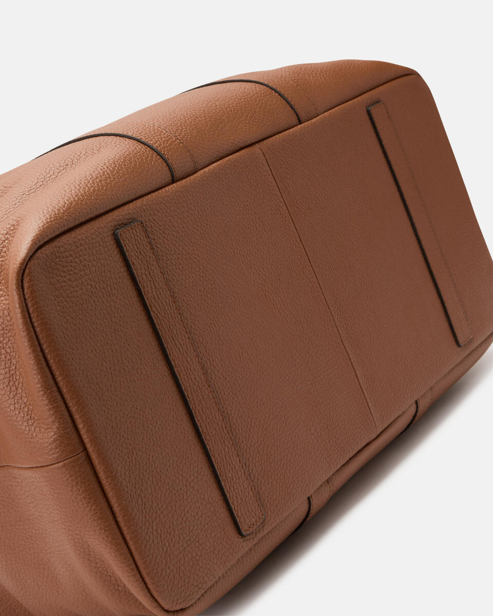 WEEKENDER Caramel  - Travel Bags - Travel Bags - Cuoieria Fiorentina