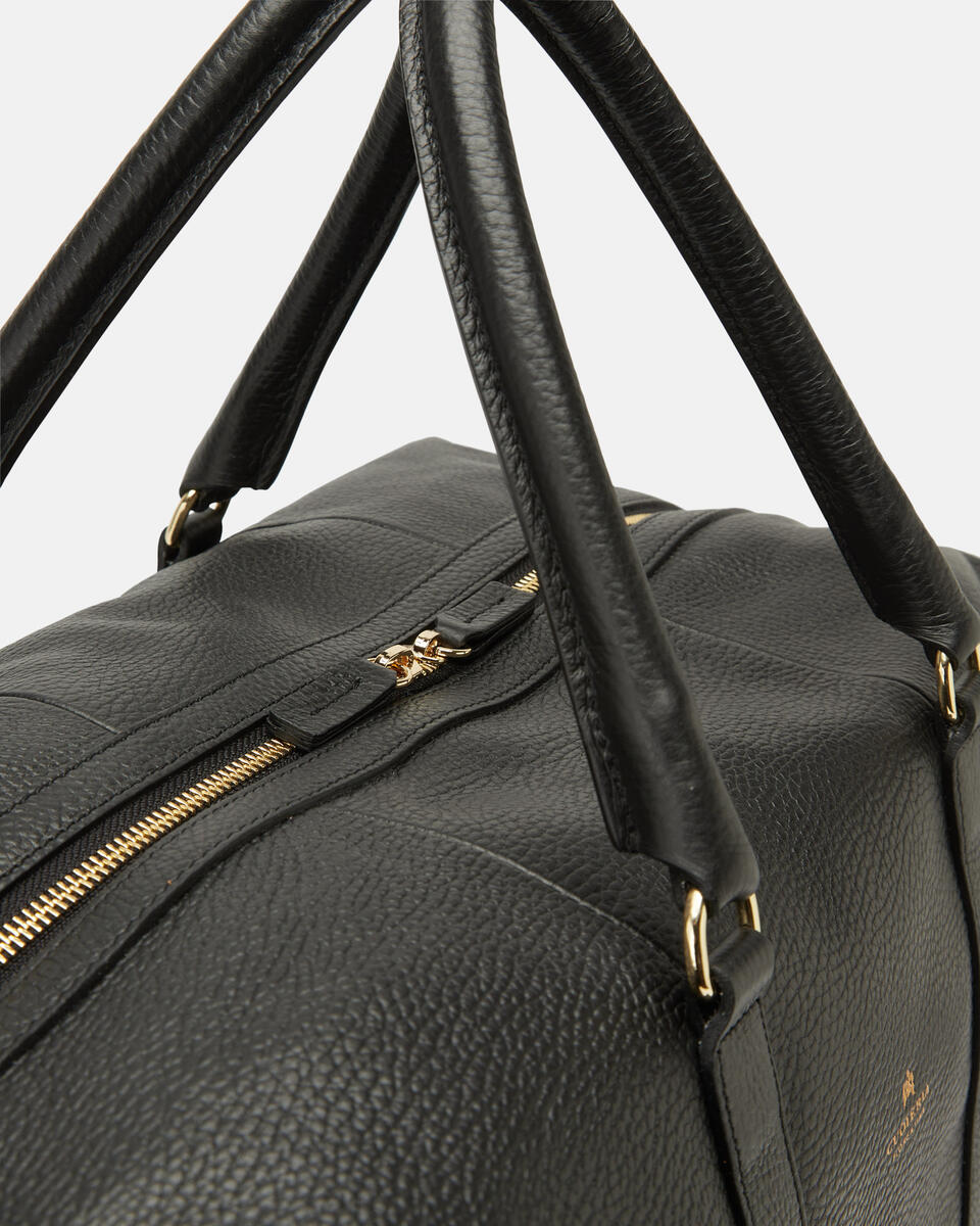 WEEKENDER Black  - Travel Bags - Travel Bags - Cuoieria Fiorentina