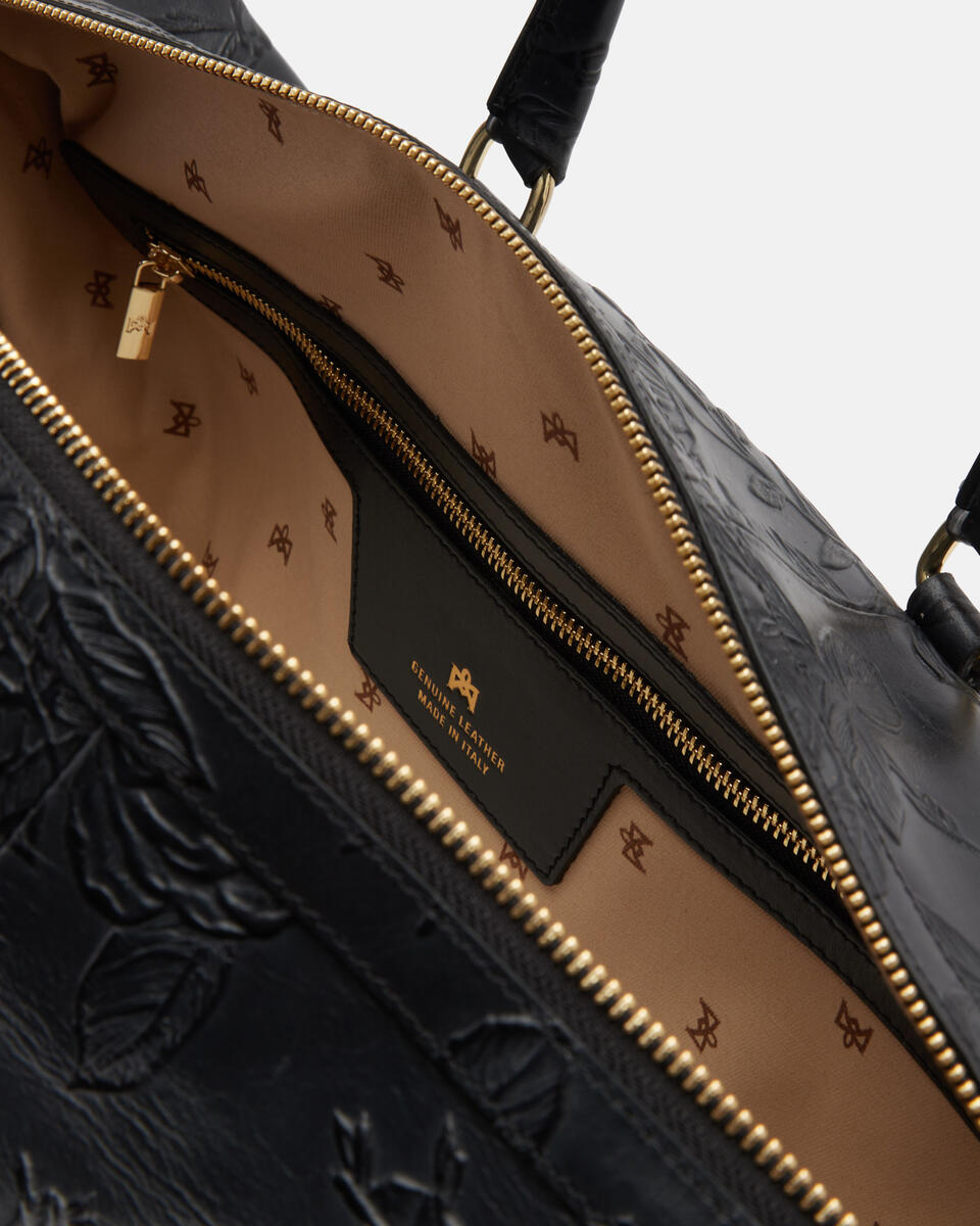 Weekender Black  - Travel Bags - Travel Bags - Cuoieria Fiorentina