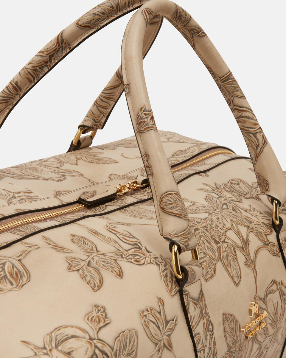 Weekender Taupe  - Travel Bags - Travel Bags - Cuoieria Fiorentina