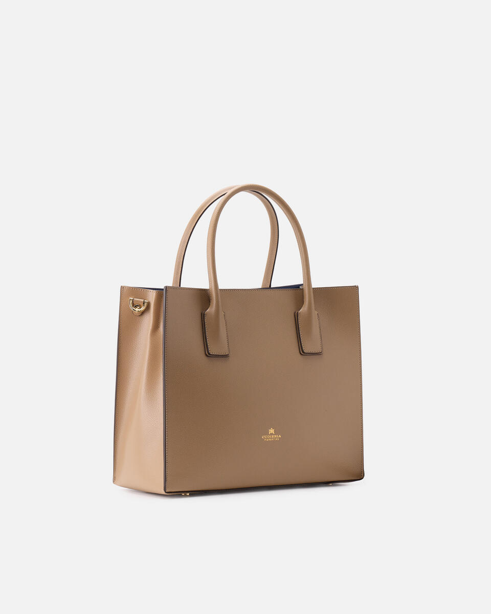 Alice medium tote bag squadrata Desert  - Tote Bag - Borse Donna - Borse - Cuoieria Fiorentina