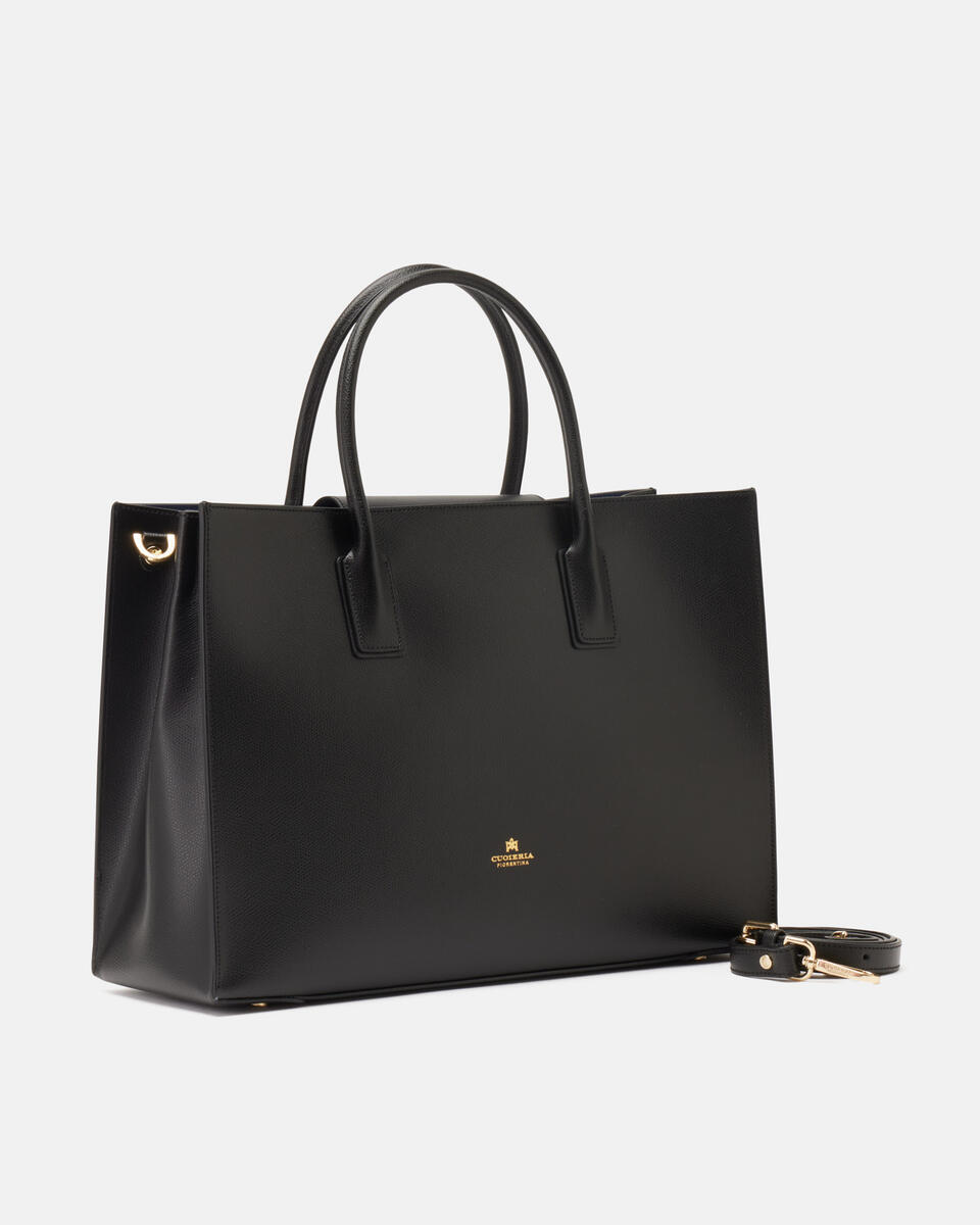 Large tote bag Black  - Tote Bags - Women's Bags - Bags - Cuoieria Fiorentina