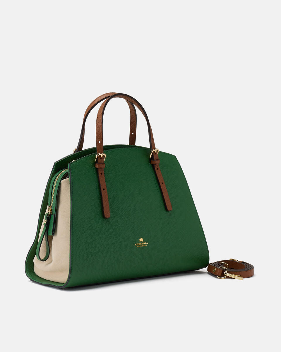 Alice medium duffle wild Aloeproseccocaramel  - Tote Bag - Borse Donna - Borse - Cuoieria Fiorentina