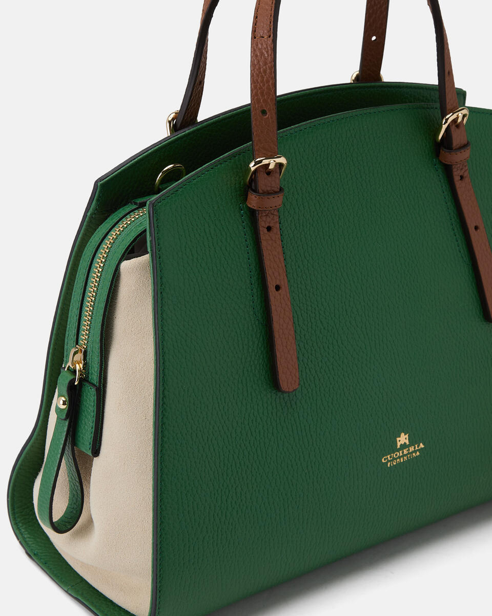 Alice medium duffle wild Aloeproseccocaramel  - Tote Bag - Borse Donna - Borse - Cuoieria Fiorentina