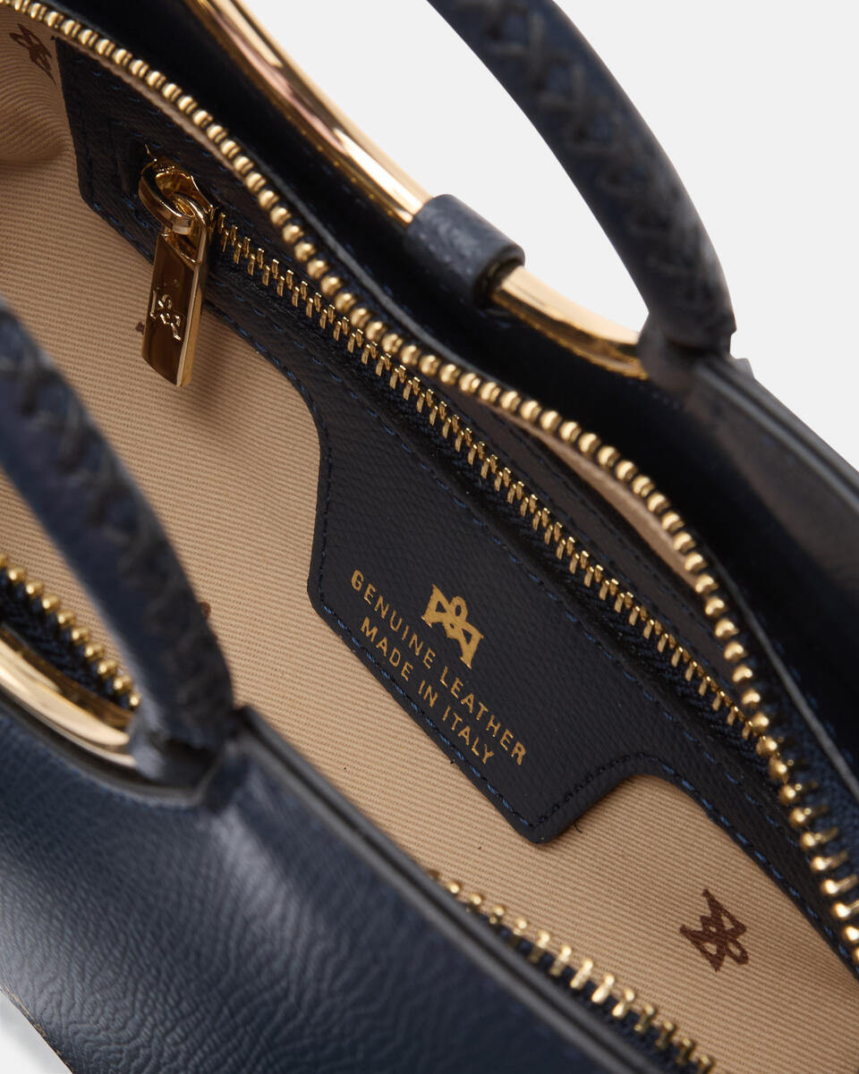 Small tote bag Navy  - Tote Bags - Women's Bags - Bags - Cuoieria Fiorentina
