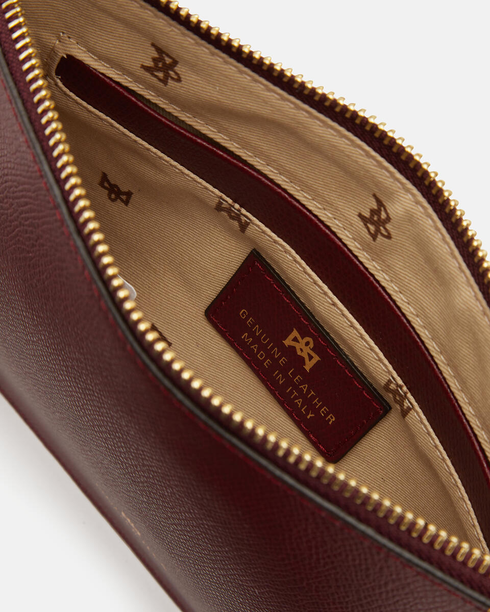 Alice pochette media con bracciale Bordeaux  - Pochette - Borse Donna - Borse - Cuoieria Fiorentina