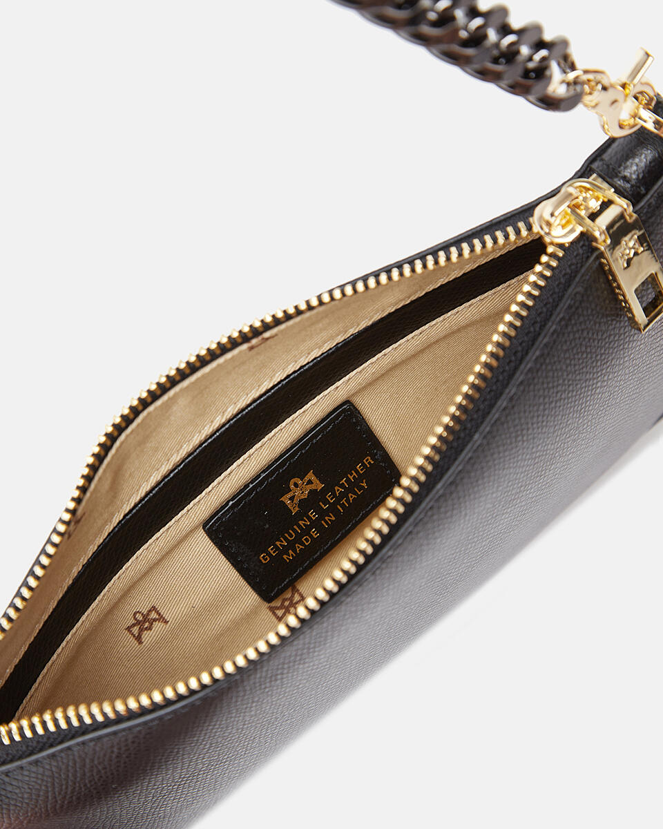 Alice pochette media con bracciale Nero  - Pochette - Borse Donna - Borse - Cuoieria Fiorentina