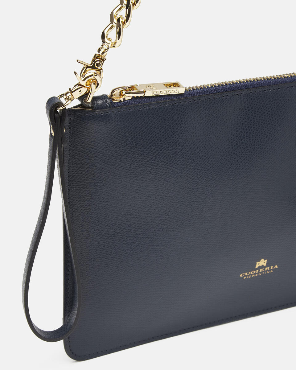 Pochette Navy  - Clutch Bags - Women's Bags - Bags - Cuoieria Fiorentina