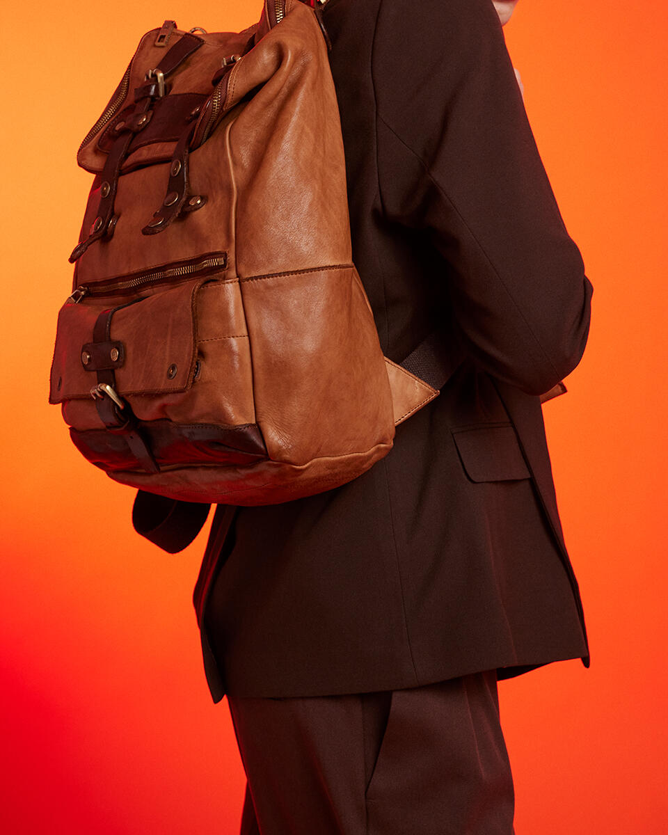 Backpack Burned  - Backpacks - Men's Bags - Bags - Cuoieria Fiorentina
