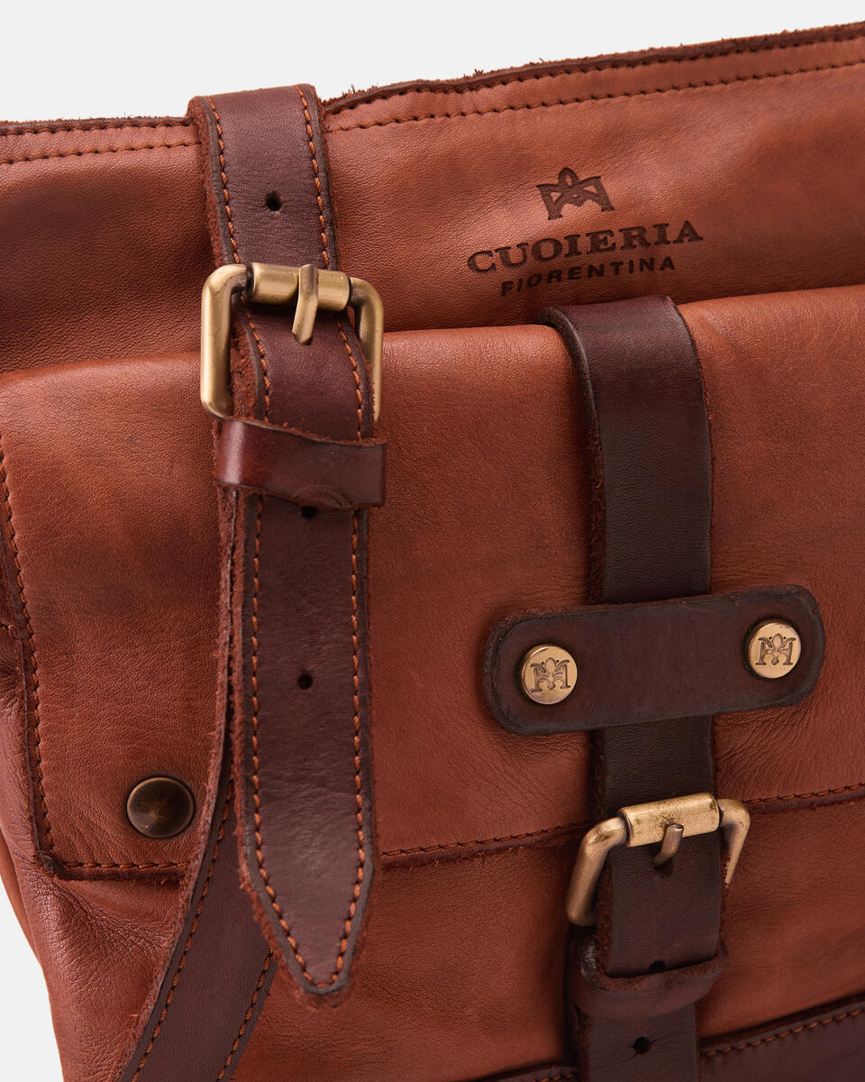 Small crossbody Burned  - Crossbody Bags - Men's Bags - Bags - Cuoieria Fiorentina
