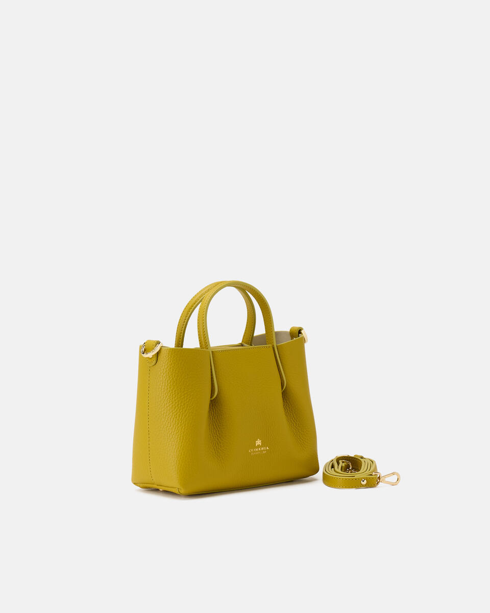 Candy Mini Tote bag Acid green  - Tote Bag - Borse Donna - Borse - Cuoieria Fiorentina