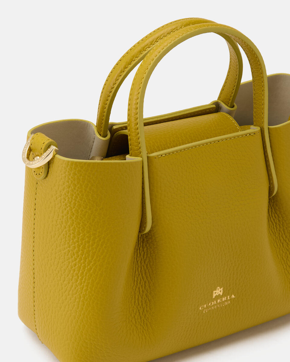 Candy Mini Tote bag Acid green  - Tote Bag - Borse Donna - Borse - Cuoieria Fiorentina