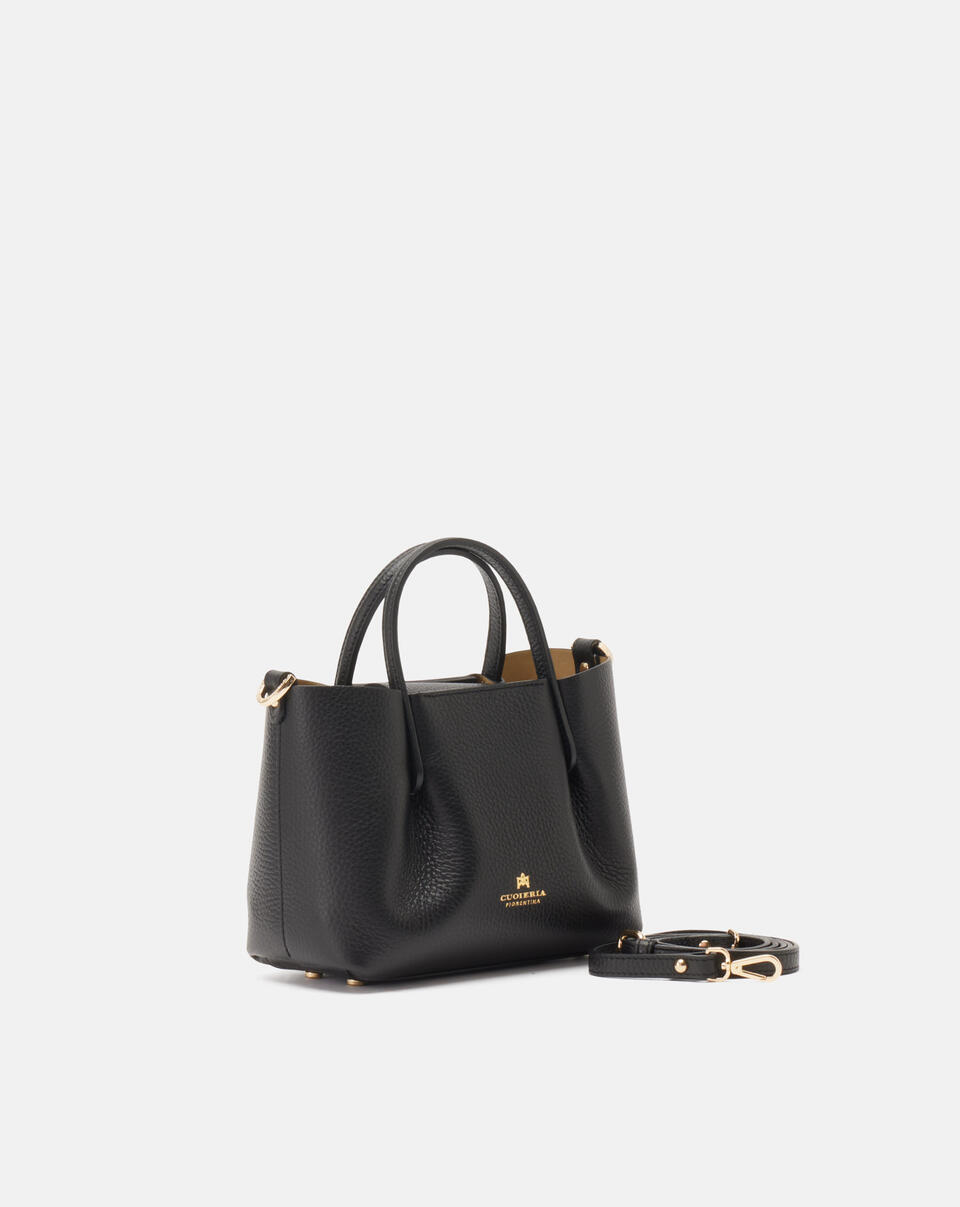 Mini tote bag Black  - Tote Bags - Women's Bags - Bags - Cuoieria Fiorentina