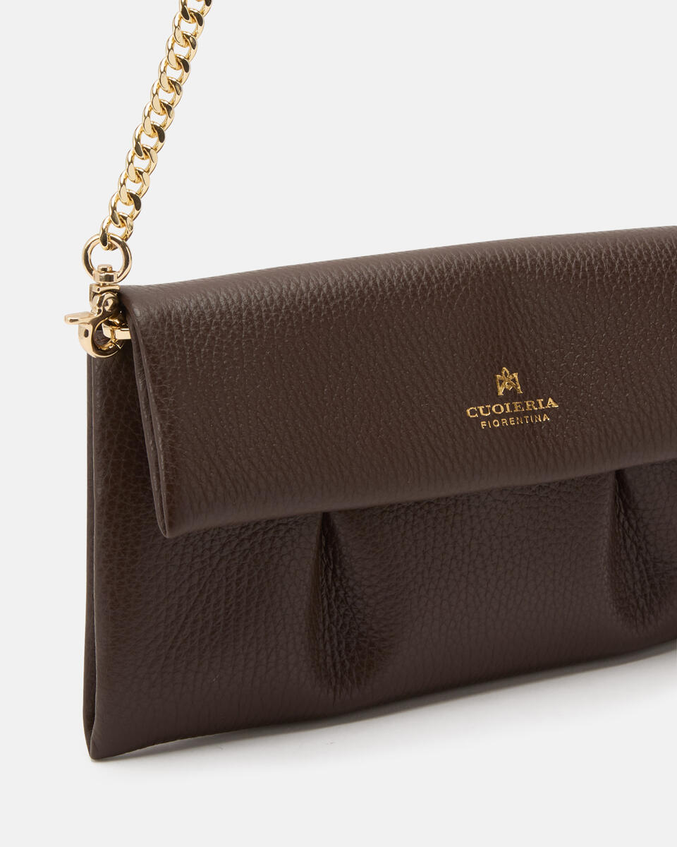 Pochette Chocolate  - Clutch Bags - Women's Bags - Bags - Cuoieria Fiorentina