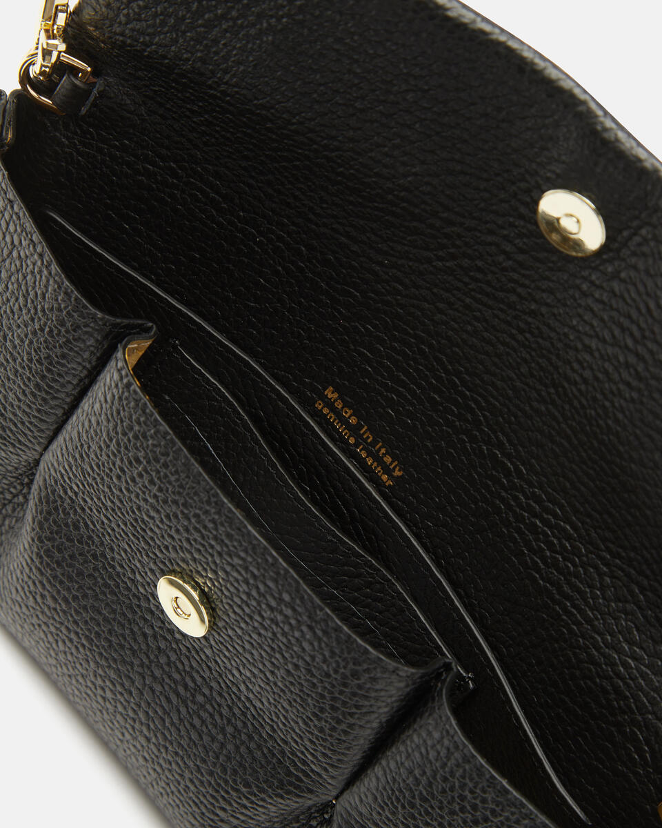Candy pochette Nero  - Pochette - Borse Donna - Borse - Cuoieria Fiorentina