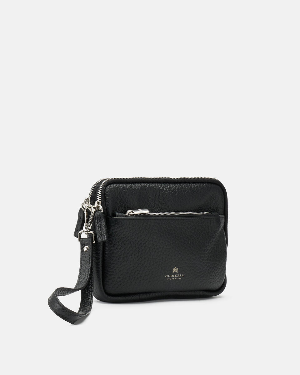 Brad Pochette Nero  - Pochette - Borse Uomo - Borse - Cuoieria Fiorentina