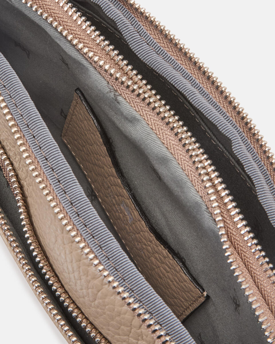Brad Pochette Taupe  - Pochette - Borse Uomo - Borse - Cuoieria Fiorentina