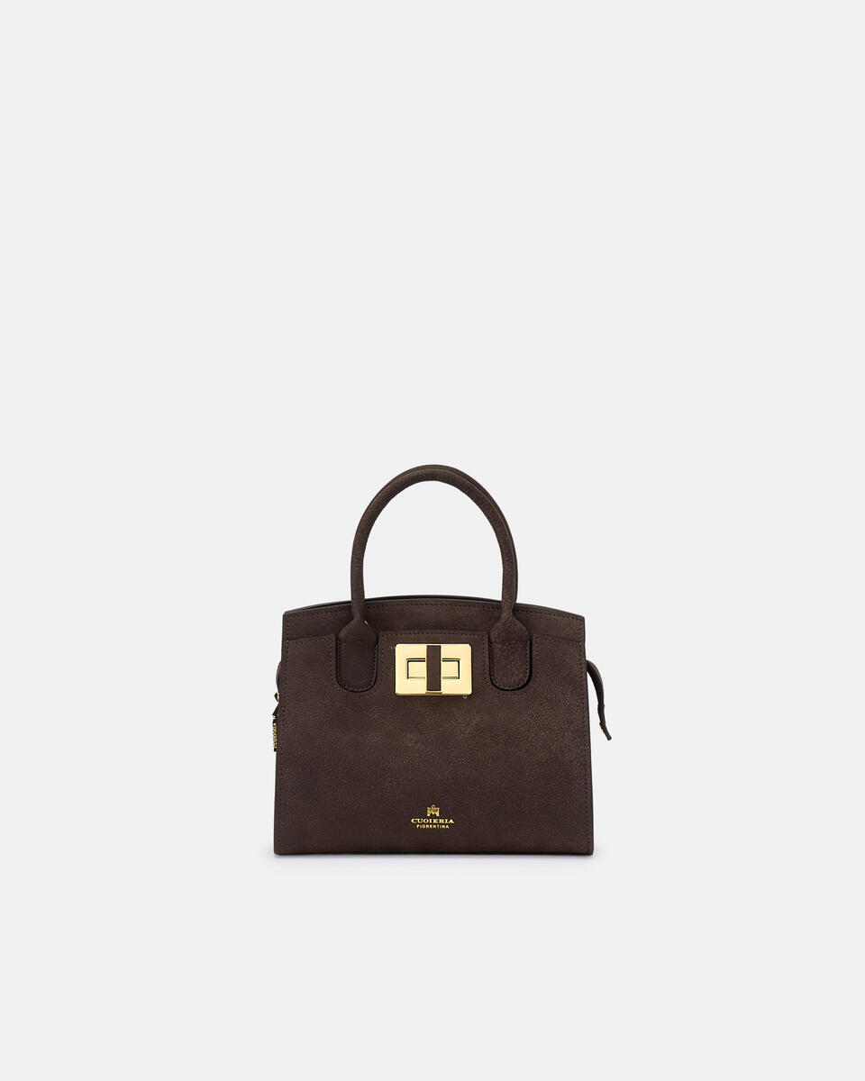 SMALL TOTE BAG Chocolate  - Tote Bags - Women's Bags - Bags - Cuoieria Fiorentina
