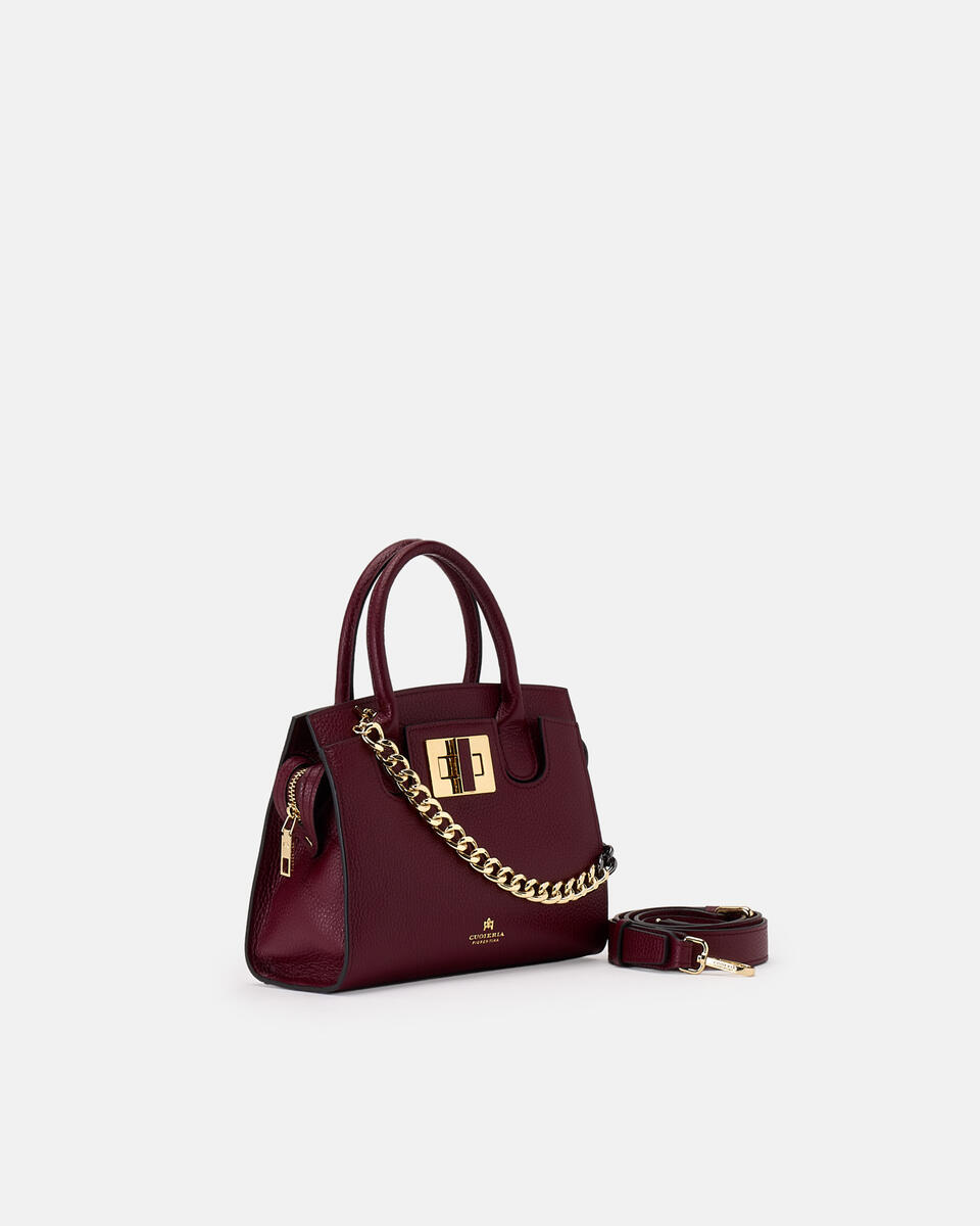 Bella Soft Small Tote Bordeaux  - Tote Bag - Borse Donna - Borse - Cuoieria Fiorentina