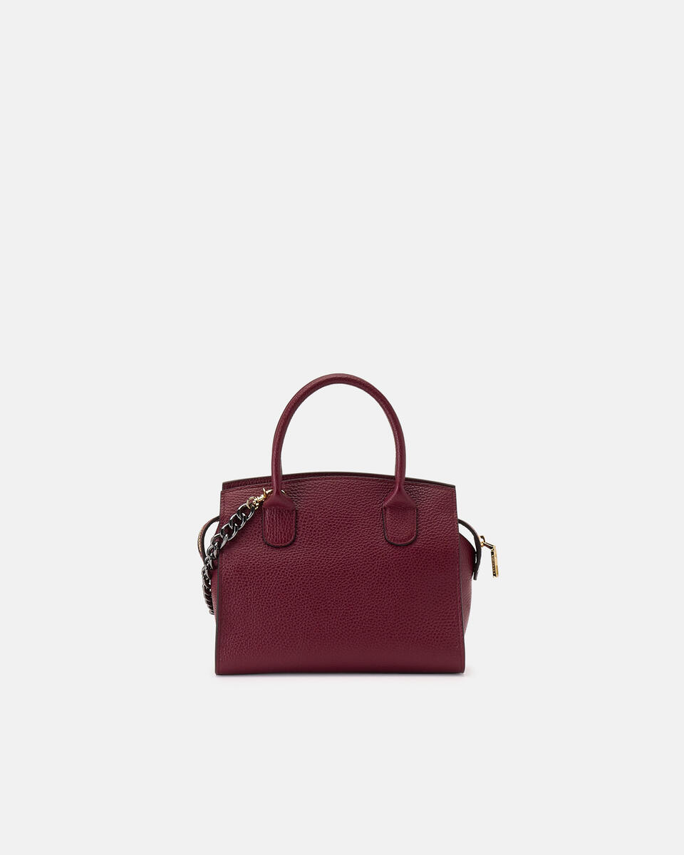Bella Soft Small Tote Bordeaux  - Tote Bag - Borse Donna - Borse - Cuoieria Fiorentina