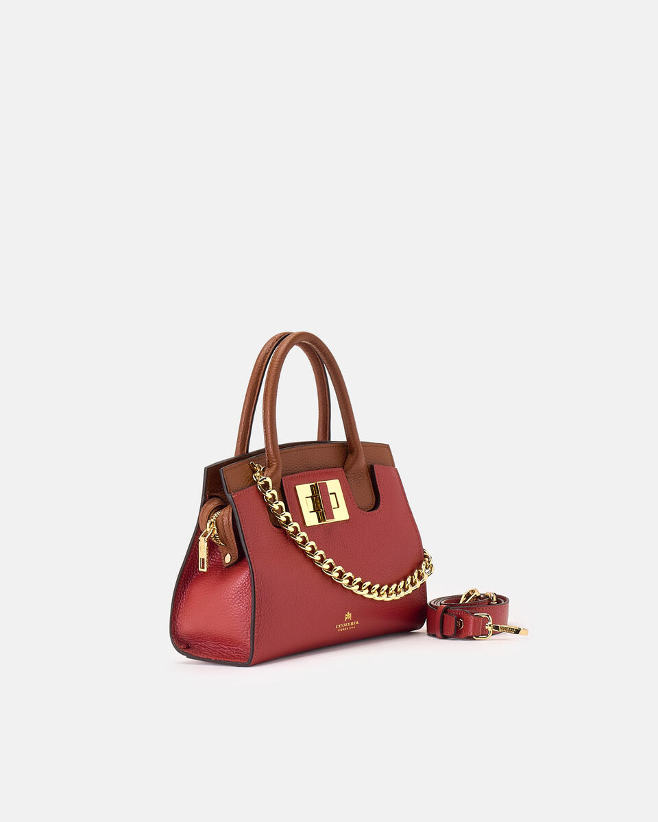 Bella Soft Small Tote Brickcaramel  - Tote Bag - Borse Donna - Borse - Cuoieria Fiorentina