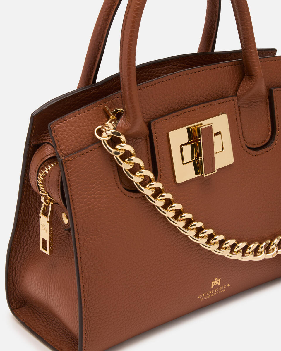 Bella Soft Small Tote Caramel  - Tote Bag - Borse Donna - Borse - Cuoieria Fiorentina
