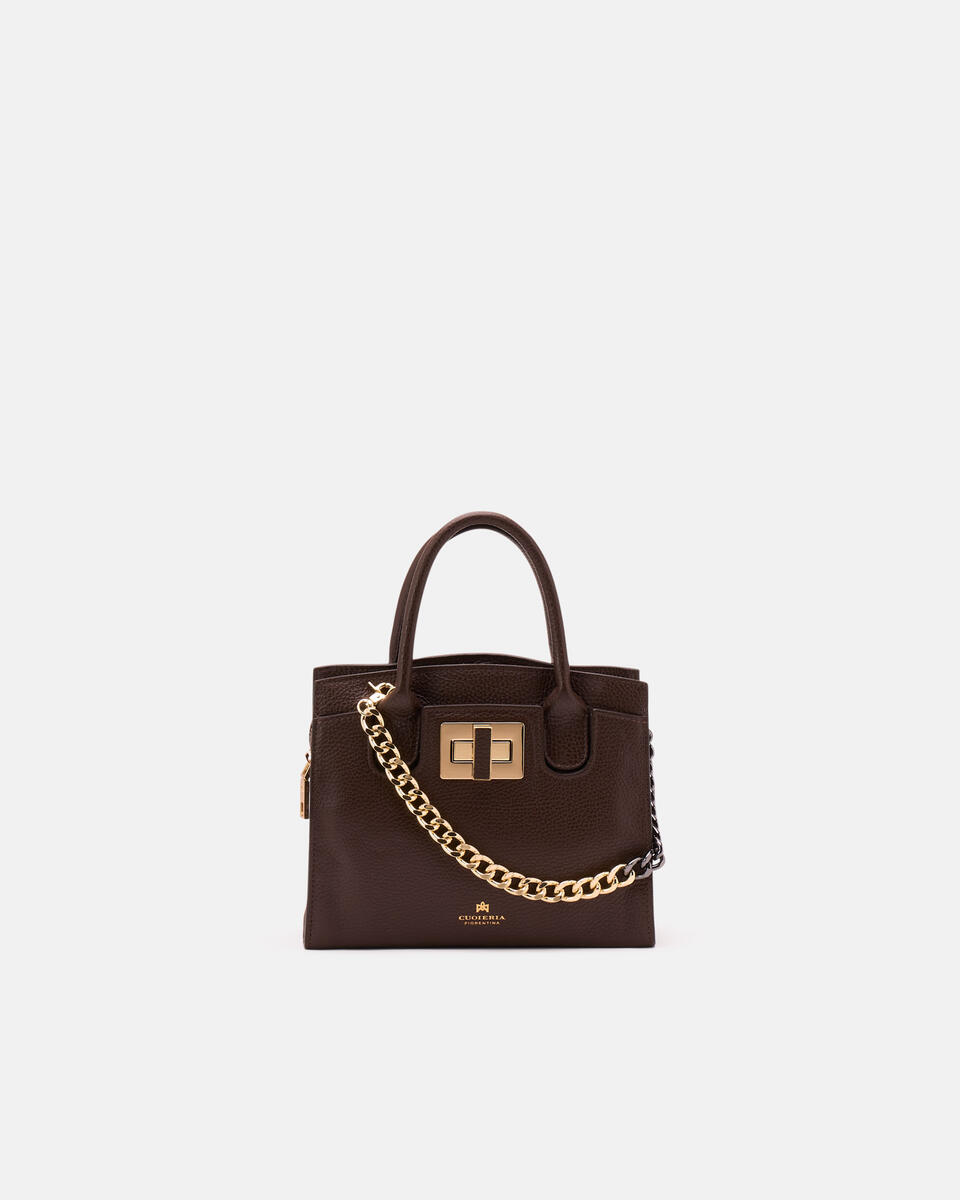 Bella Soft Small Tote Cioccolato  - Tote Bag - Borse Donna - Borse - Cuoieria Fiorentina