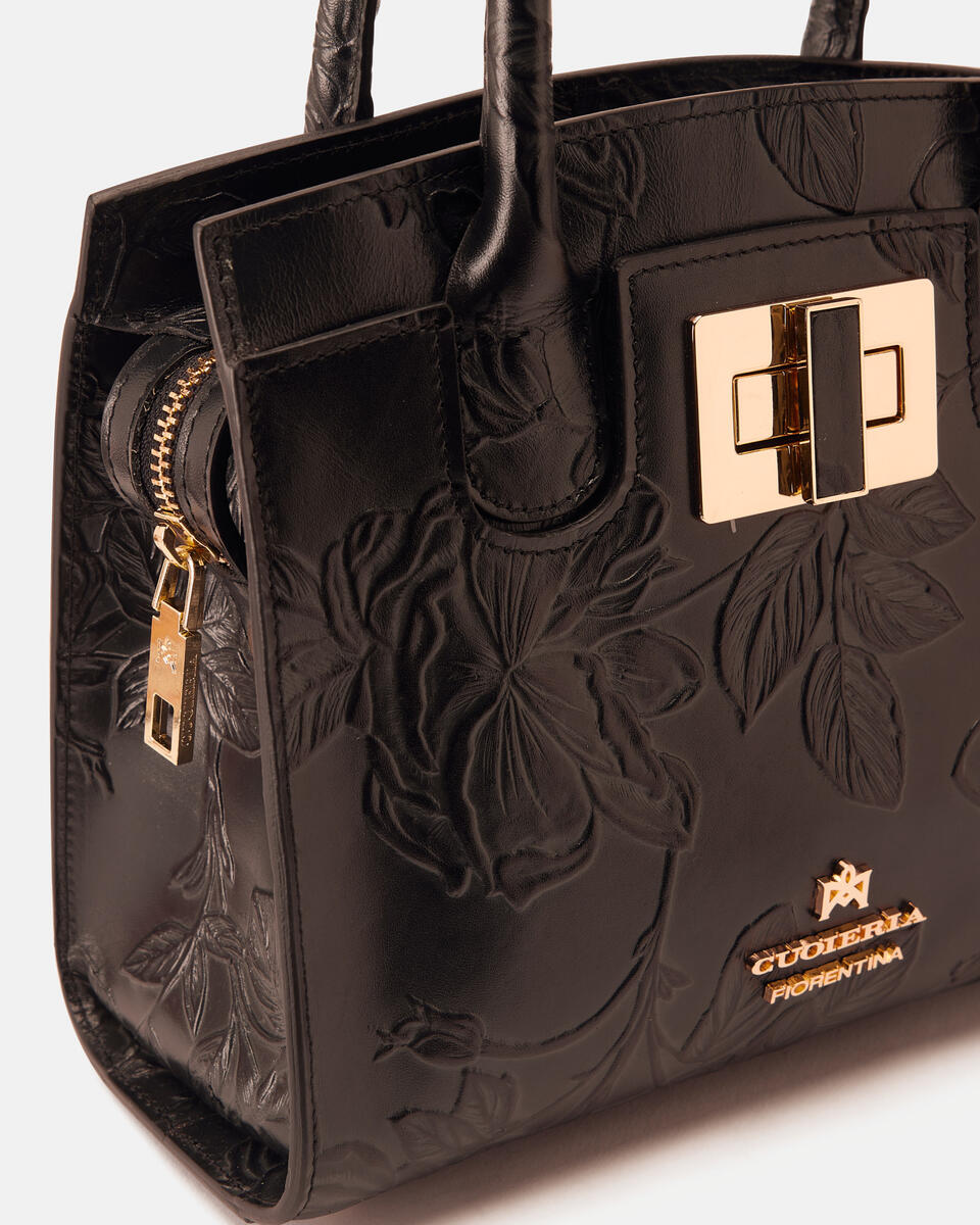 Small tote bag Black  - Tote Bags - Women's Bags - Bags - Cuoieria Fiorentina