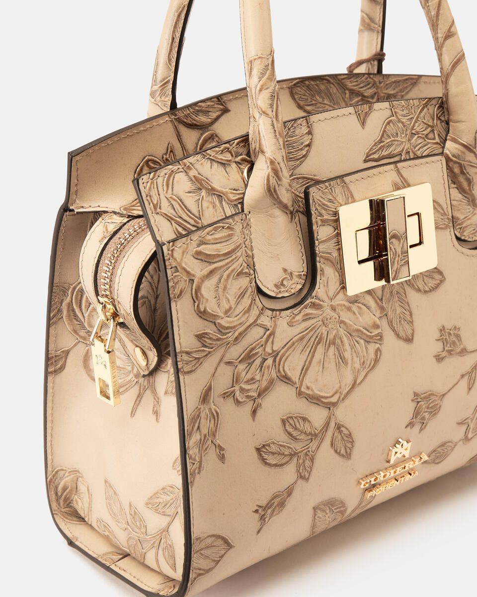 Small tote bag Taupe  - Tote Bags - Women's Bags - Bags - Cuoieria Fiorentina