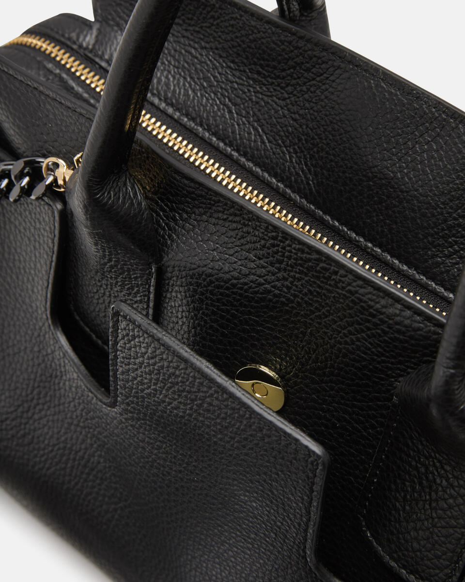 LARGE TOTE BAG Black  - Tote Bags - Women's Bags - Bags - Cuoieria Fiorentina