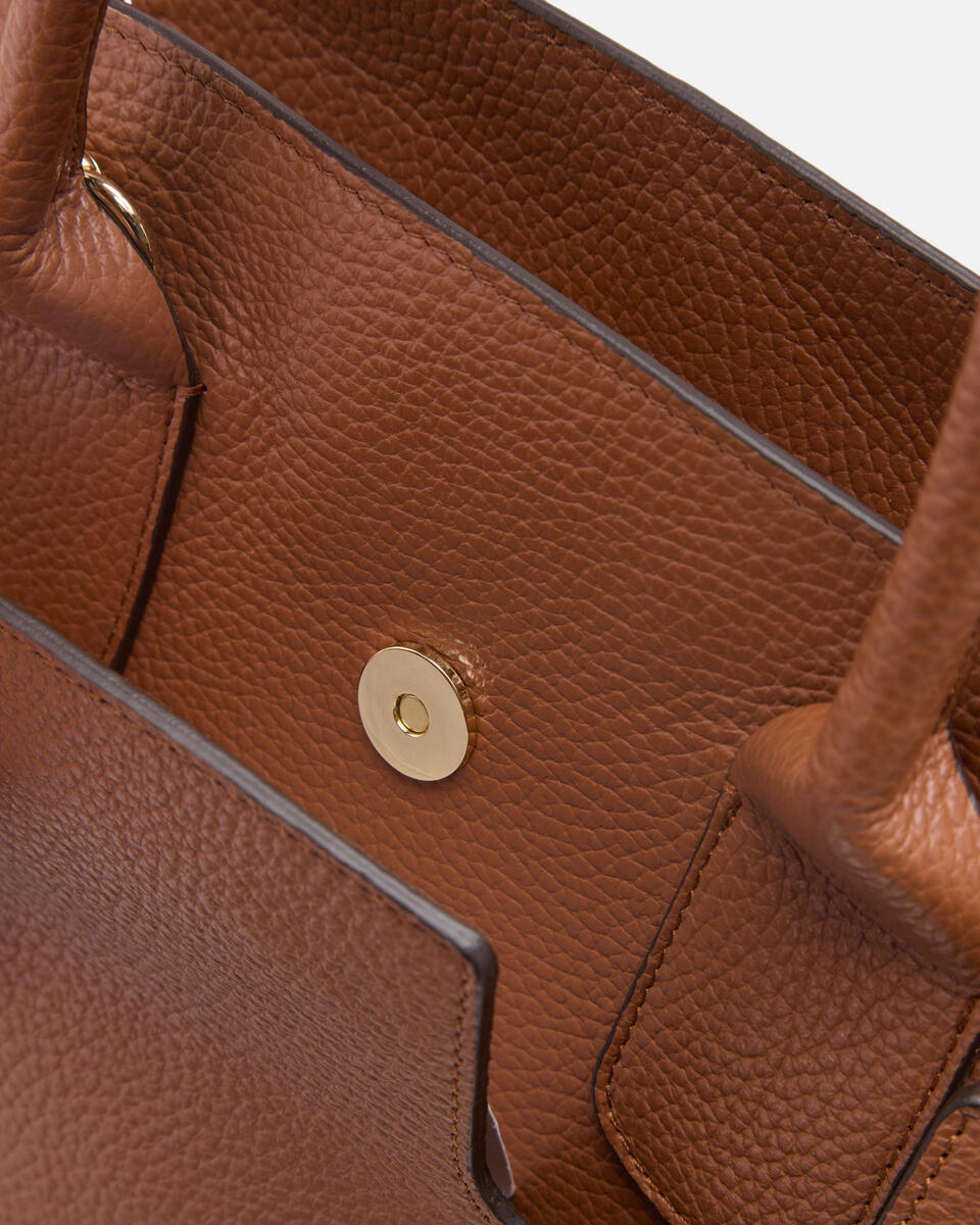 Bella Soft Medium Tote Caramel  - Tote Bag - Borse Donna - Borse - Cuoieria Fiorentina