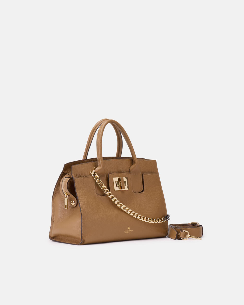 Bella Soft Medium Tote Desert  - Tote Bag - Borse Donna - Borse - Cuoieria Fiorentina