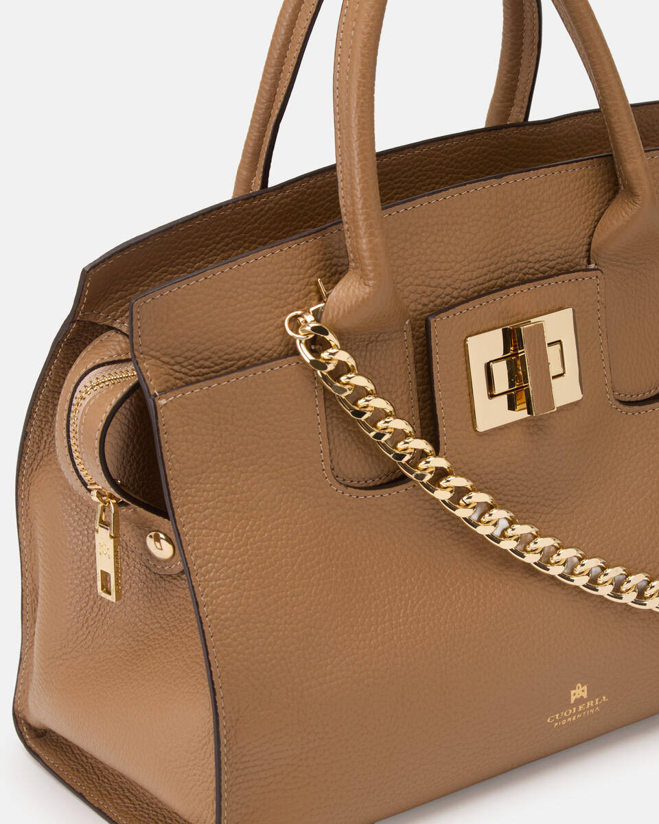Bella Soft Medium Tote Desert  - Tote Bag - Borse Donna - Borse - Cuoieria Fiorentina