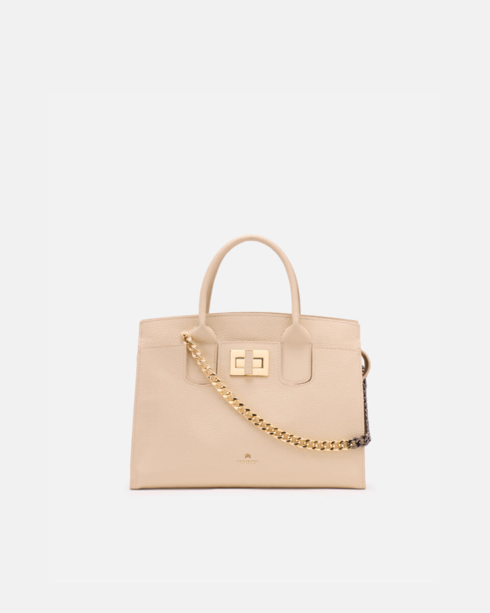 Bella Soft Medium Tote Prosecco  - Tote Bag - Borse Donna - Borse - Cuoieria Fiorentina