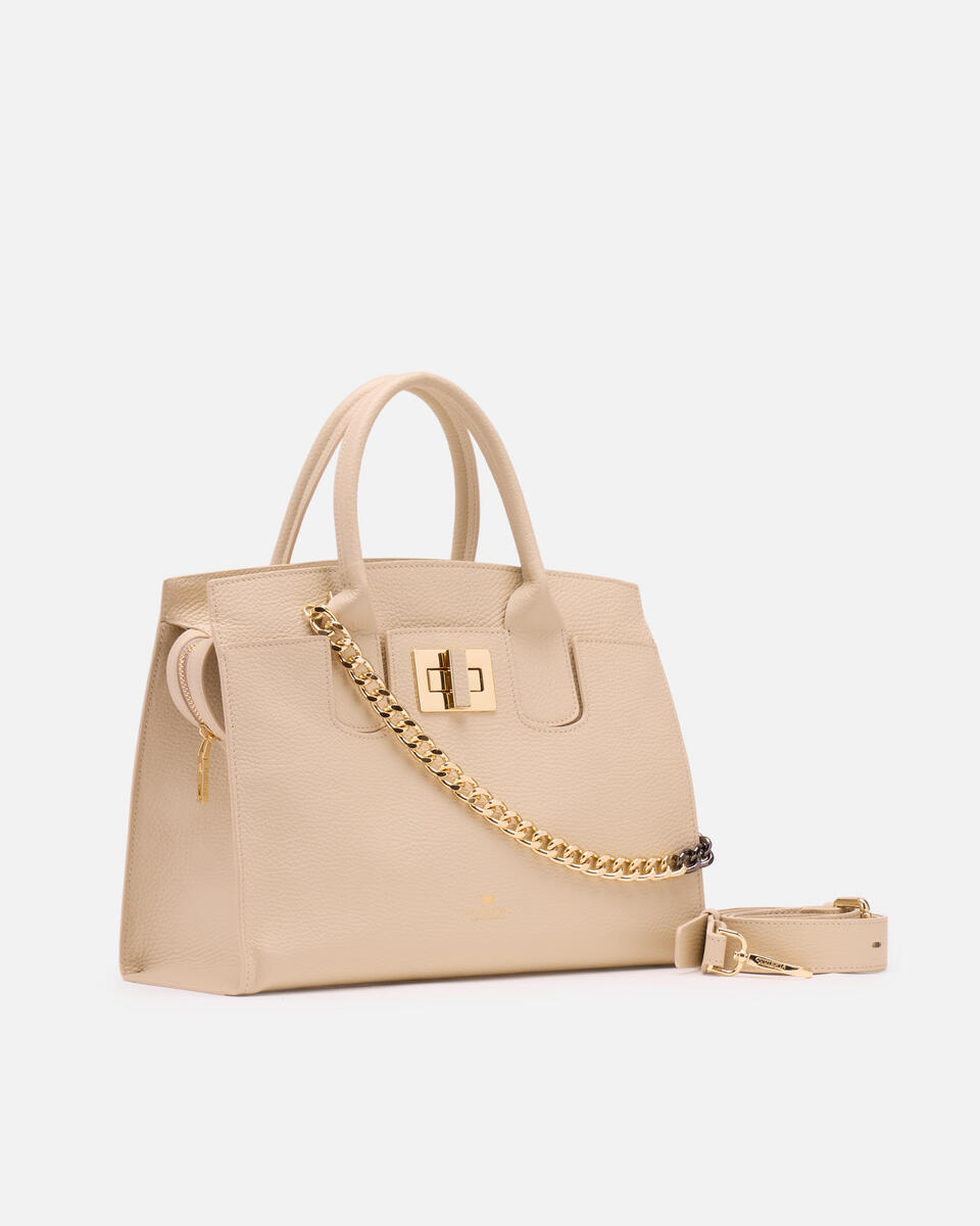 Bella Soft Medium Tote Prosecco  - Tote Bag - Borse Donna - Borse - Cuoieria Fiorentina