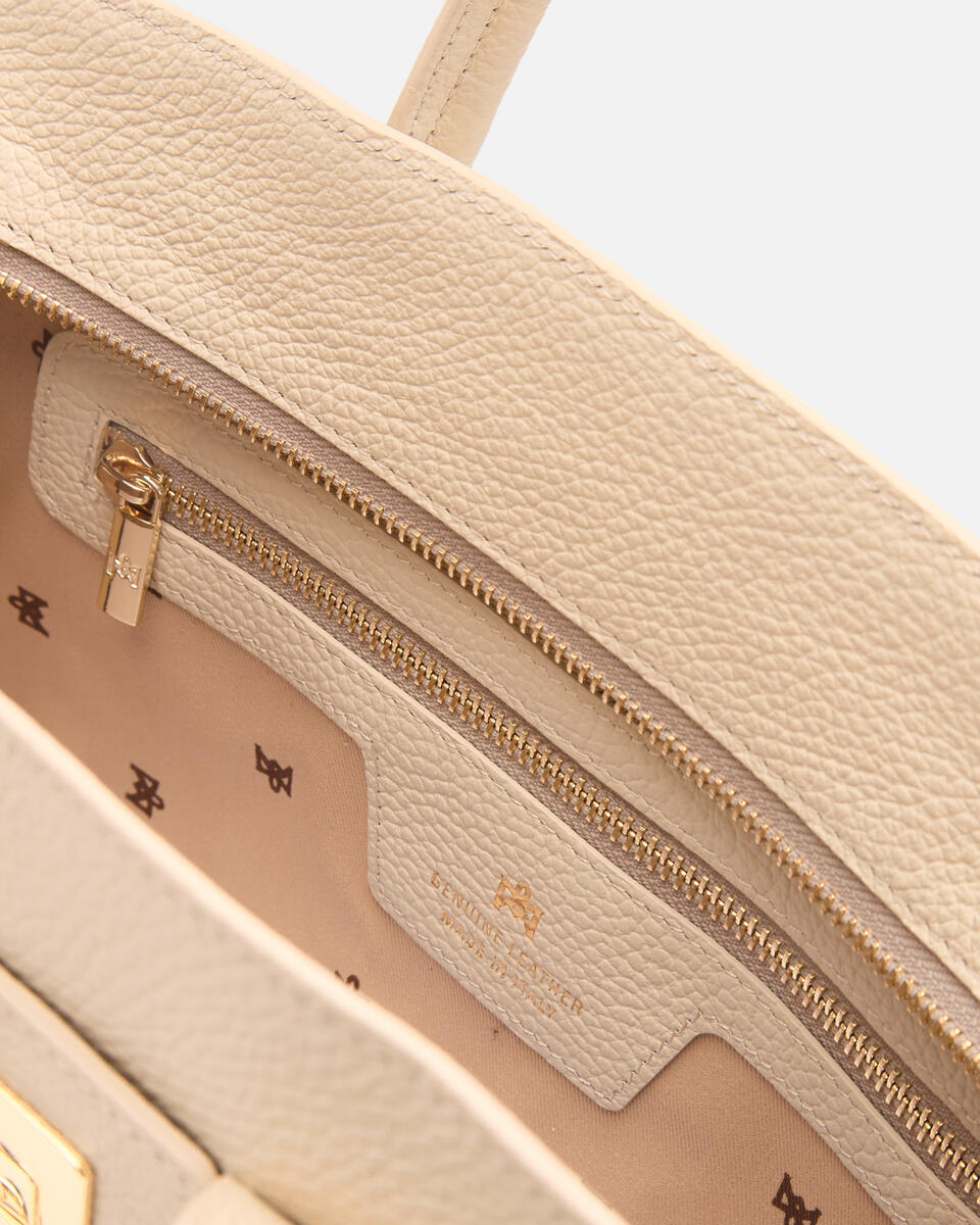Bella Soft Medium Tote Prosecco  - Tote Bag - Borse Donna - Borse - Cuoieria Fiorentina