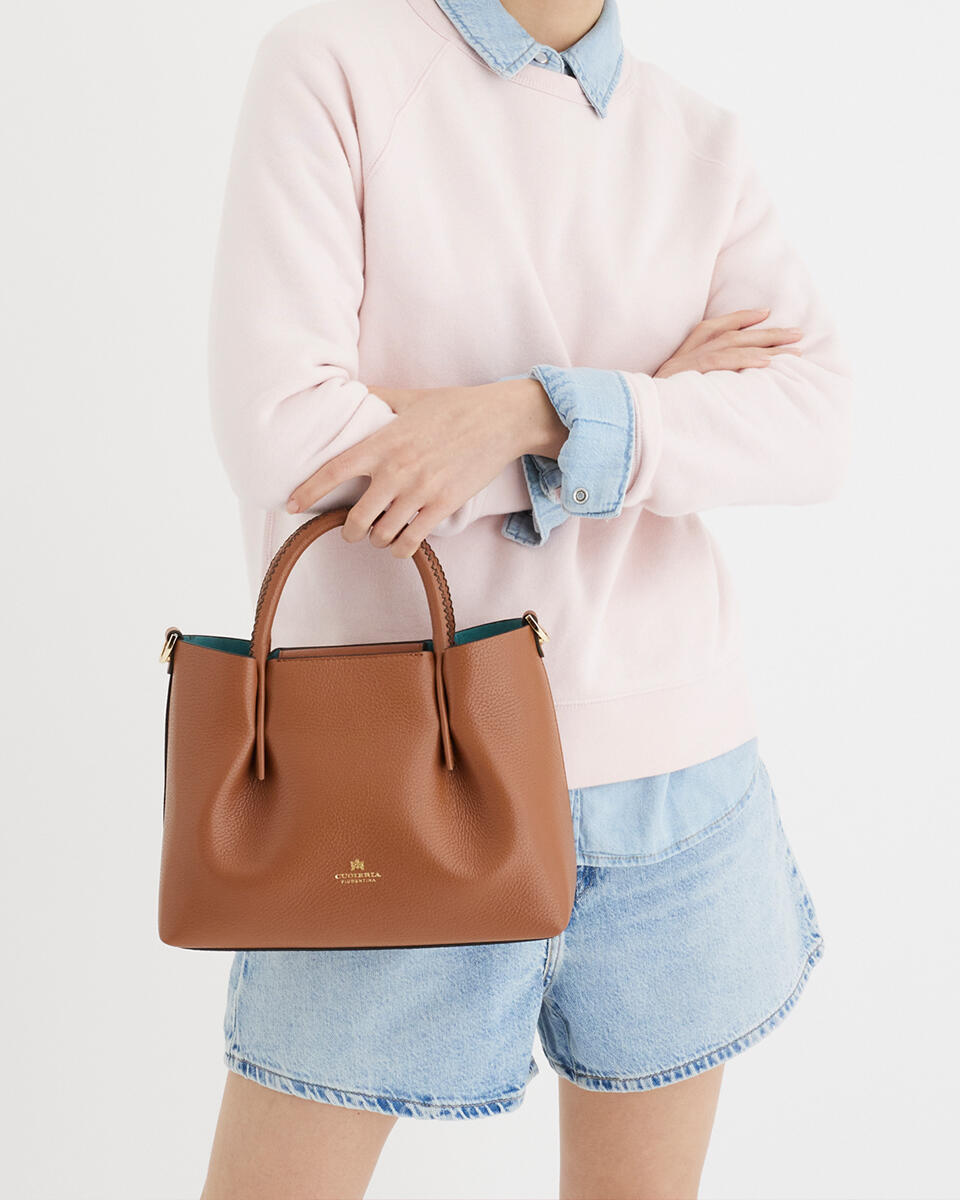 Candy small tote bag Caramel  - Tote Bag - Borse Donna - Borse - Cuoieria Fiorentina