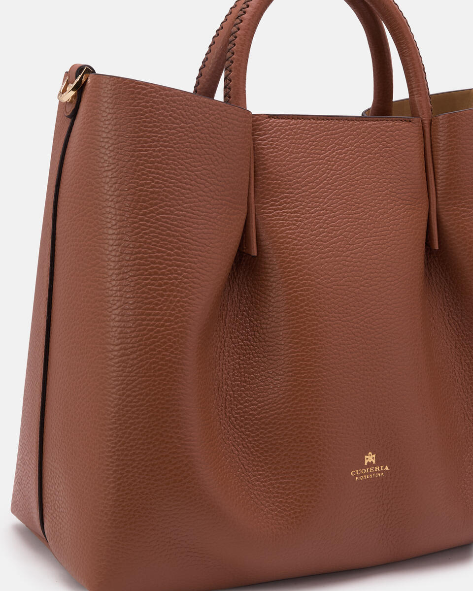Candy large tote Caramel  - Tote Bag - Borse Donna - Borse - Cuoieria Fiorentina